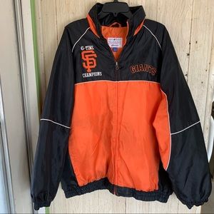 Vintage SF Giants World Series Champions Jacket 6x Genuine Merchandise G-III